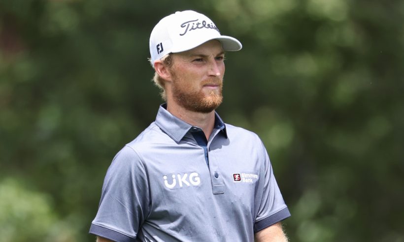 Will Zalatoris during the third round of the BMW Championship on August 24, 2024 at Castle Pines Golf Club in Castle Rock, CO.
