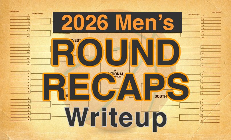 2026 NCAA Tournament brackets recap of the first two rounds.